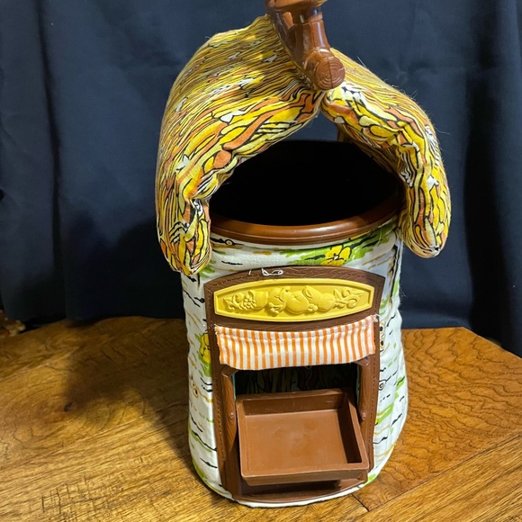 VTG 1980 Fisher-Price ‘Woodsey’ plush tree trunk house/carrying case toy - Picture 3 of 13